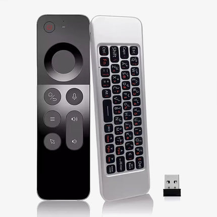 ريموت تحكم للأجهزة الذكية بطرفين ماوس هوائي + كيبورد Keyboard Remote Control