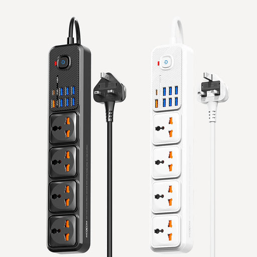 وصلة كهربائية مع مخارج للشحن MOXOM 1PD+7USB  الكترونيات