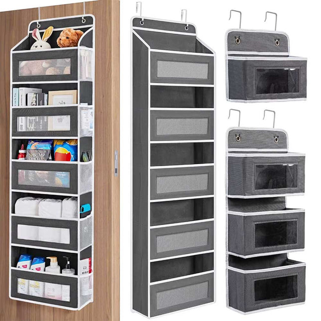 منظم معلق على الباب بـ5 أرفف بسعة كبيرة 5-tier Over-the-door Organizer