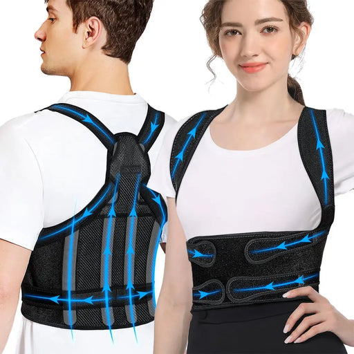 مشد الظهر لتعديل التقوس Back Brace Posture Corrector For Women Men -  مستلزمات صحية