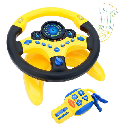 عجلة قيادة للأطفال بإضاءة وموسيقى Kids Driving Wheel