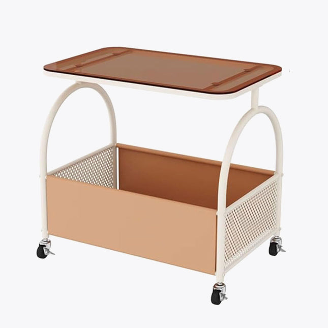 طاولة جانبية بعجلات Side Table on Wheels