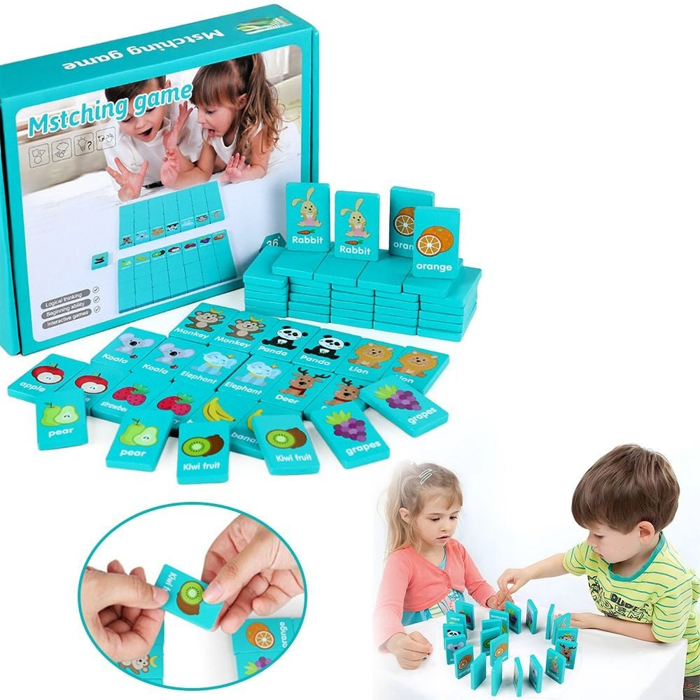 لعبة مطابقة الذاكرة التعليمية للأطفال Matching Game
