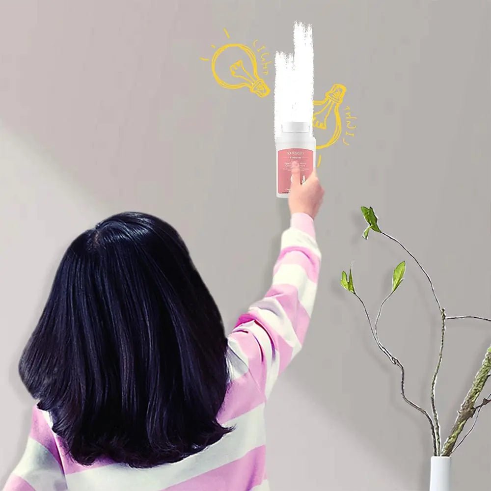 دهان لاتيكس ابيض لأصلاح الجدران ضد الماء 100 مل White latex paint to repair walls against water, 100 ml 2589