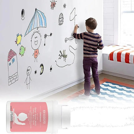 دهان لاتيكس ابيض لأصلاح الجدران ضد الماء 100 مل White latex paint to repair walls against water, 100 ml 2589