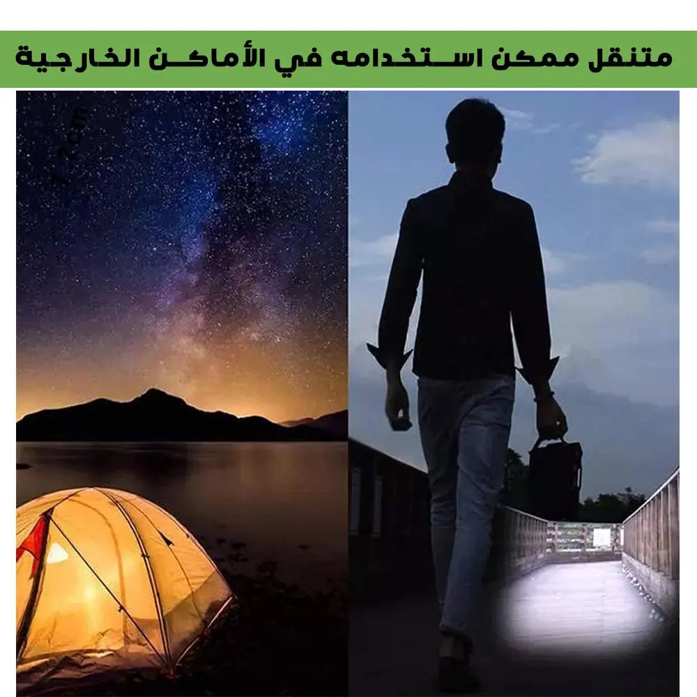 ضوء كشاف ليد على شكل كاميرا مع ريموت يعمل عالطاقه الشمسيه 1047