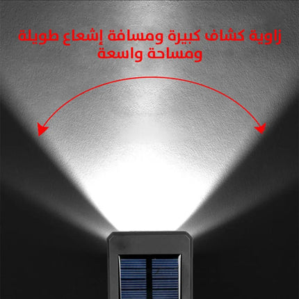 ضو وزامور للبسكليتات يعمل بالطاقة الشمسية Solar powered searchlight 2663