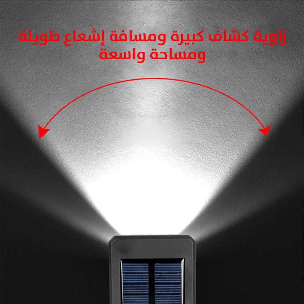 ضو وزامور للبسكليتات يعمل بالطاقة الشمسية Solar powered searchlight 2663
