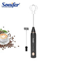 صانعة رغوة الحليب وخفاقة البيض تعمل بالشحن sonifer Milk Frother Mixer Portable SF-8140