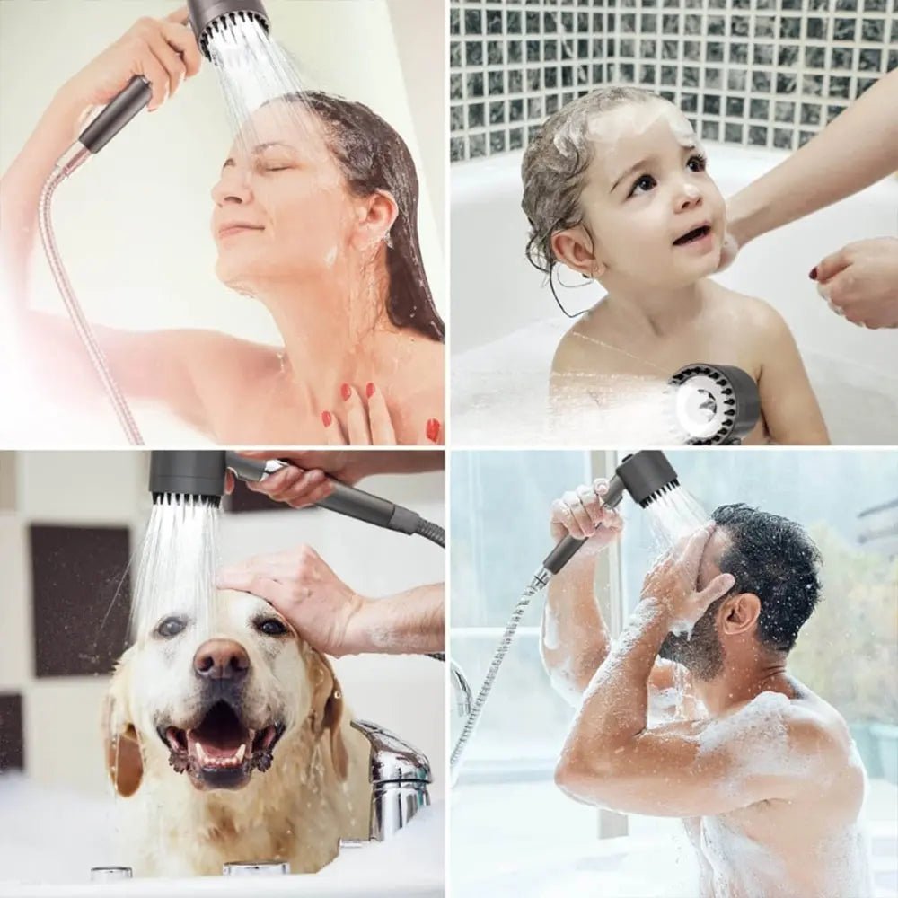 دش مع فلتر ورأس مساج 4 في 1 Multifunctional Massage Showerhead 2715