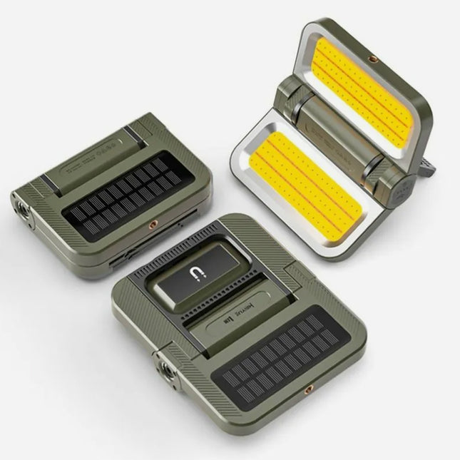 مصباح التخييم القابل للطي والشحن الشمسي FOLDABLE CAMPING LAMP