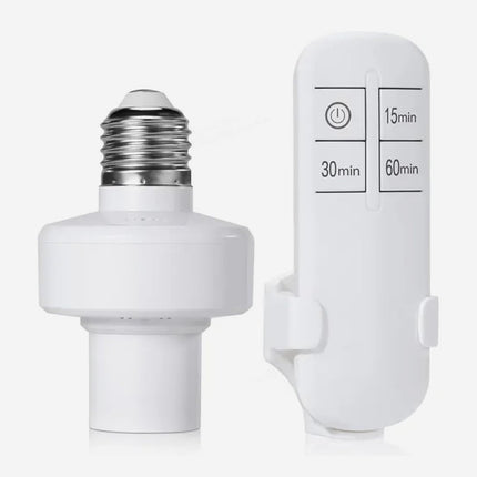 سوكة كهربائية للمبة الاضاءة مع ريموت تحكم WIRELESS LIGHT SOCKET