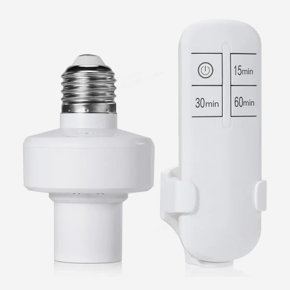 سوكة كهربائية للمبة الاضاءة مع ريموت تحكم WIRELESS LIGHT SOCKET