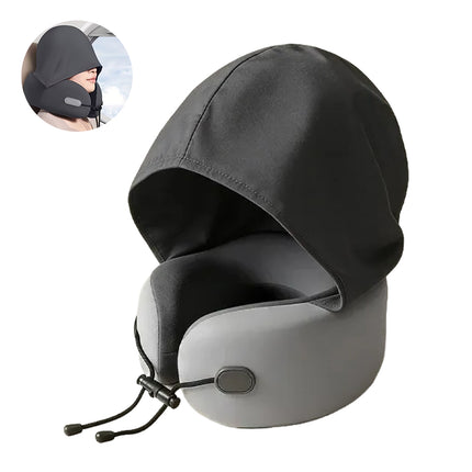 وسادة سفر للرقبة ميموري فوم مع قبعة Memory Foam Travel Pillow