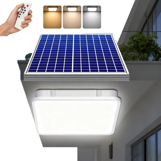 اضاءة سقف داخلية LED مقاومة للماء بالطاقة الشمسية WATERPROOF SOLAR-POWERED LED
