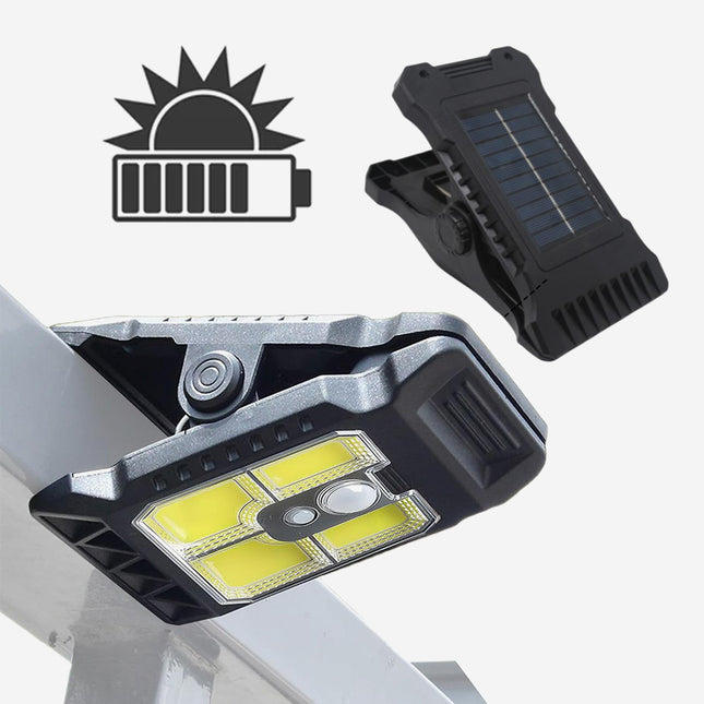 مصباح LED شمسي بمشبك ومستشعر حركة Clip On Solar Lights Motion Sensor