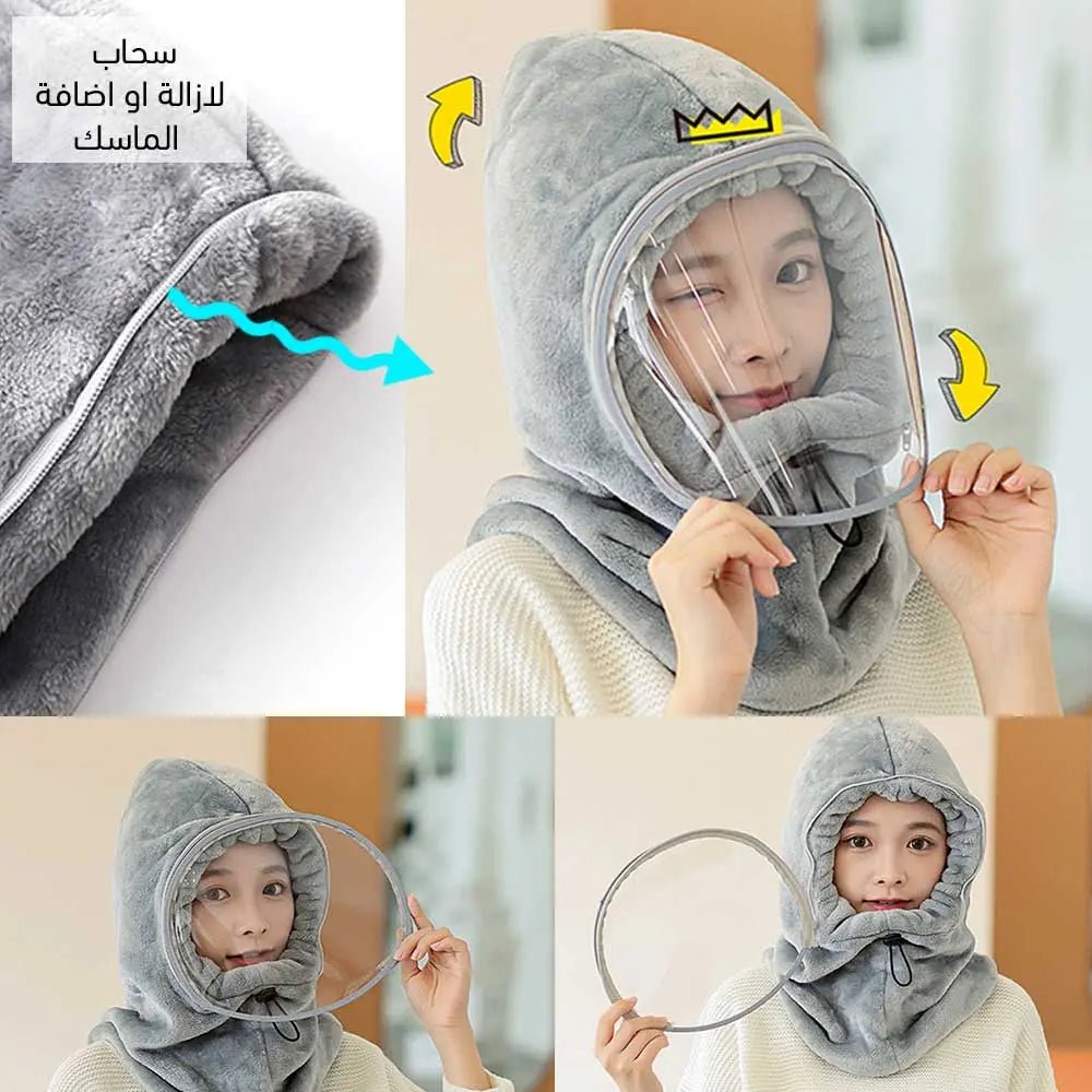 غطاء الرأس الواقي من البرد windproof hat hooded cap 84