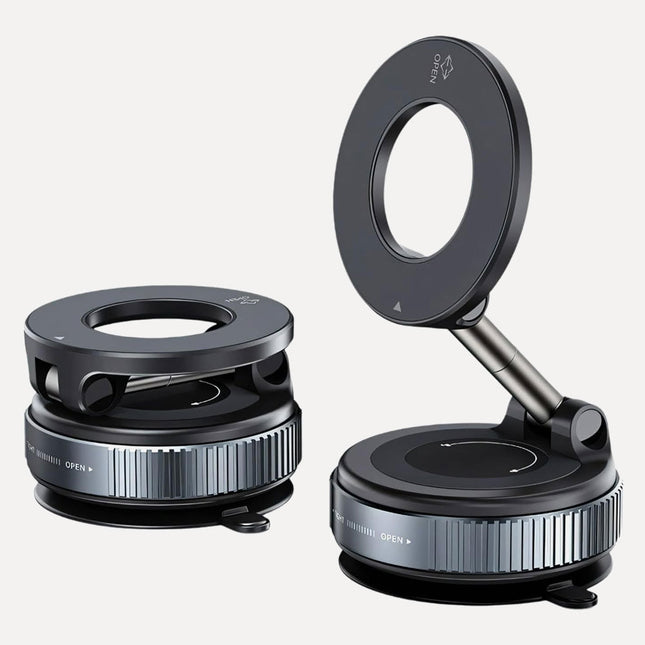 حامل موبايل مغناطيسي بتقنية ضغط الهواء Vacuum Suction Magnetic Bracket  إكسسوارات تقنية