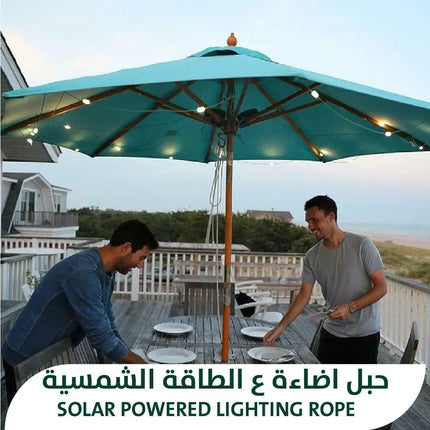 حبل اضاءة ع الطاقة الشمسية SOLAR POWERED LIGHTING ROPE 3030