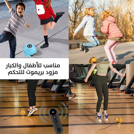 حبلة إلكترونية تعمل بالشحن multi - person intelligent electric rope skipping machine 2191