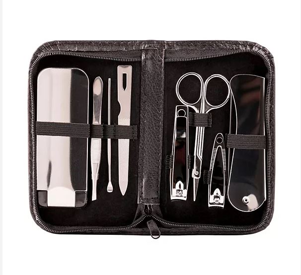 حقيبة العناية بالاظافر 8 في 1 المقاوم للصدأ  صحة وجمال