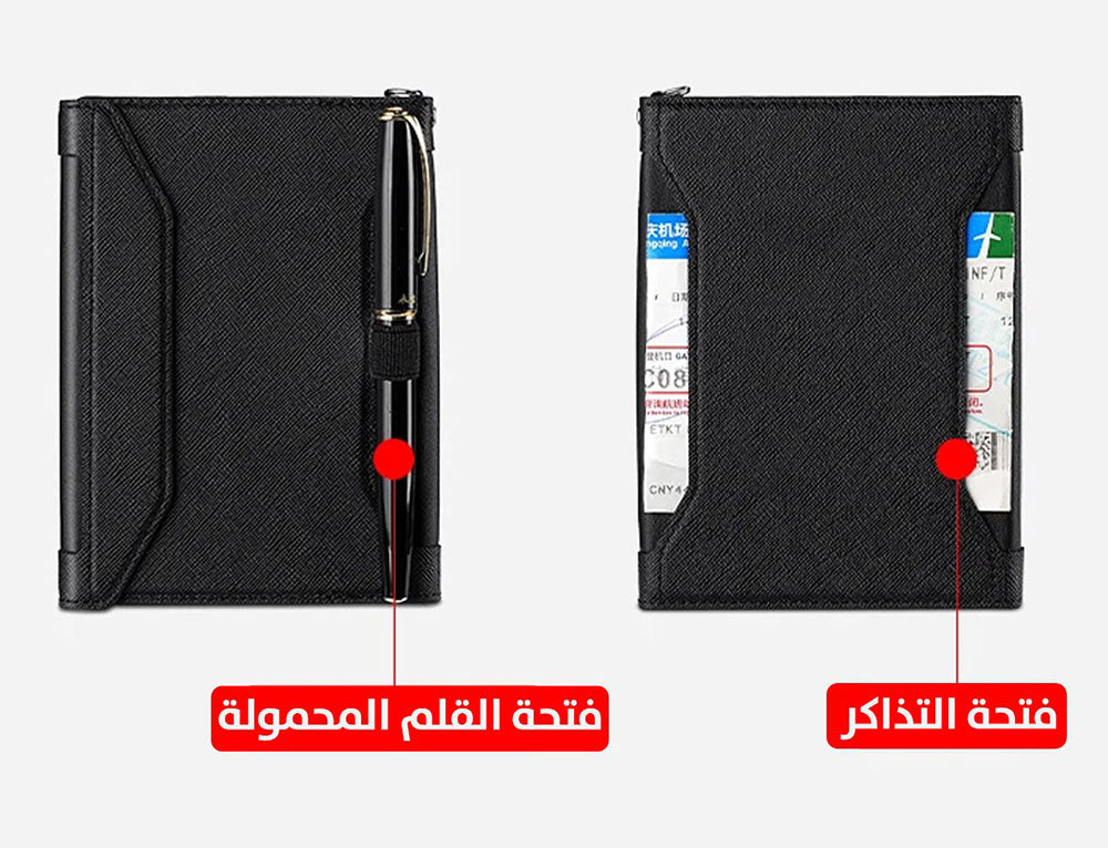 حقيبة بطاقات جواز السفر متعددة الوظائف Multi-functional Passport Card Holder  إكسسوارات أزياء