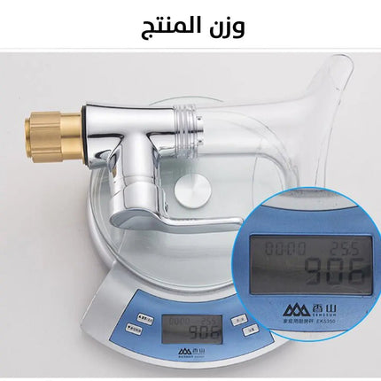 حنفية شفاف (شلال) زجاجية clear glass faucet bathroom 2170