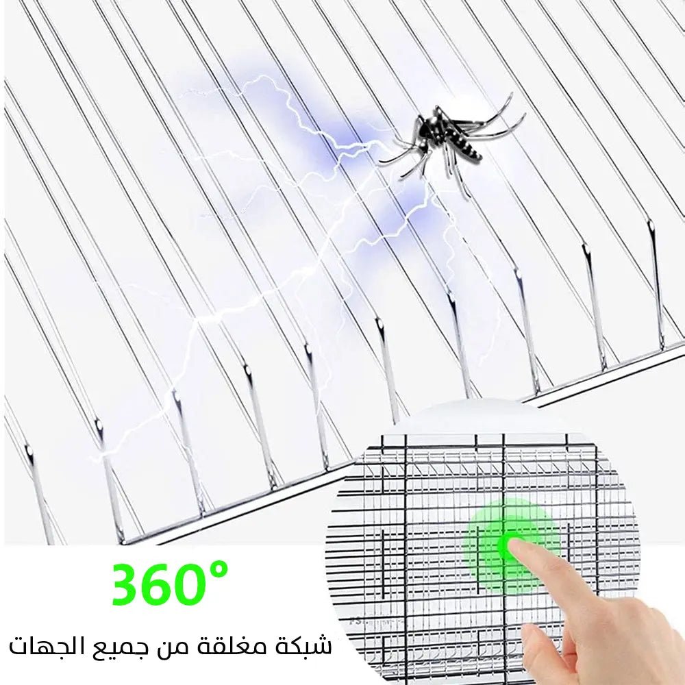 جهاز قاتل الناموس بأشعة uv قابلة للتعليق Electric Shock Zug Zapper 2686