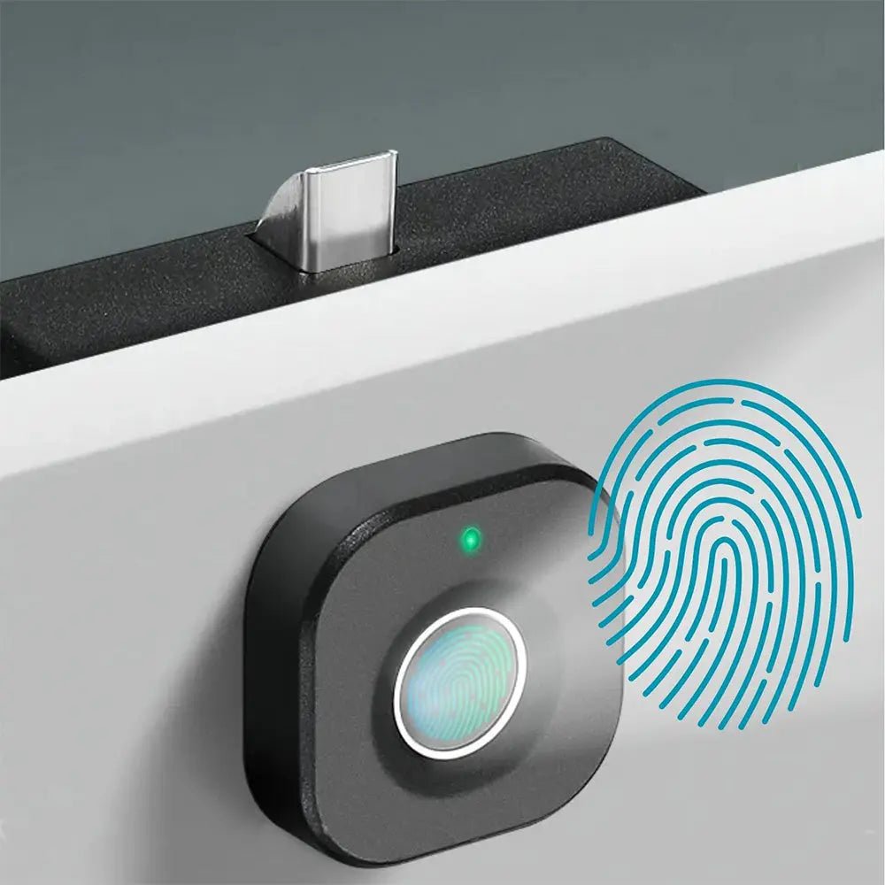 قفل الكتروني يعمل بالبصمة للخزائن والادراج Fingerprint lock for cabinets and drawers 2918
