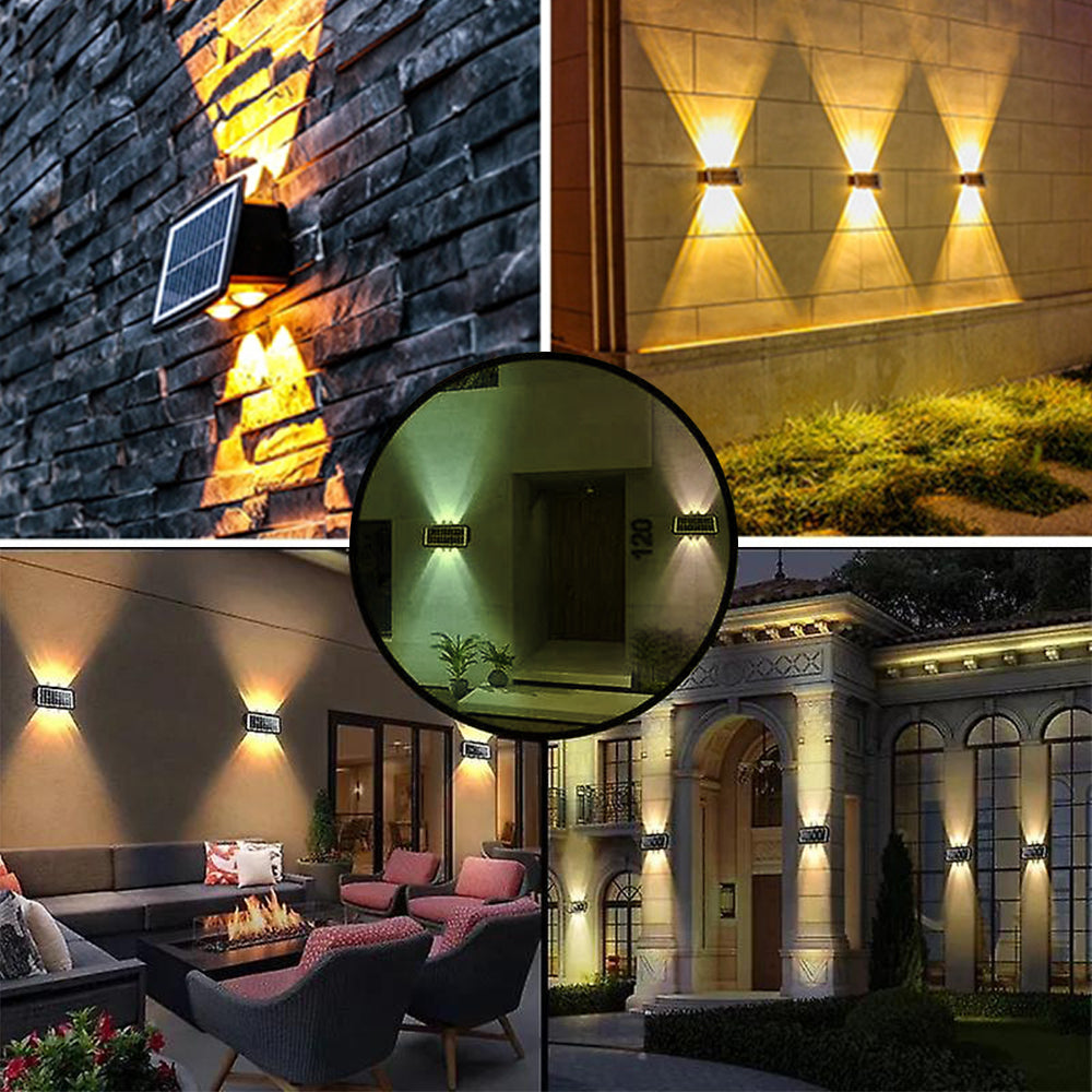 كشاف إضاءة جدارية سداسي (صحراوي) يعمل بالطاقة الشمسية Solar Decorative Wall Lamp BD-6  إضاءة منزلية