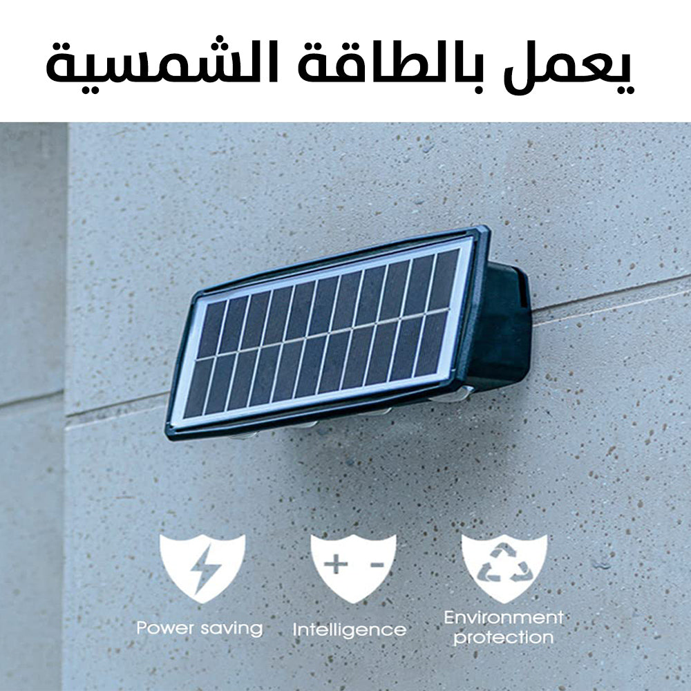 كشاف إضاءة جدارية ثماني (صحراوي) يعمل بالطاقة الشمسية Solar Decorative Wall Lamp BD-8  إضاءة منزلية