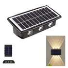 كشاف إضاءة جدراية يعمل بالطاقة الشمسية (لون صحراوي) 6LED Warm Light Solar Wall Lamp  إضاءة منزلية