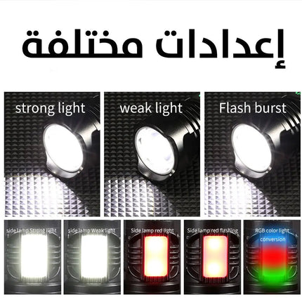 كشاف لوكس بعيد المدى يعمل بالشحن Ultra flashlight p100 led 2596