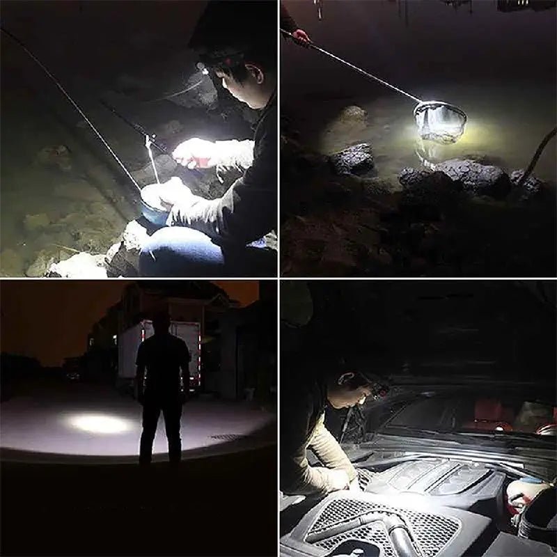 كشاف يوضع على الرأس خارجي يعمل بالشحن A torch placed on the head externally works with charging 2128