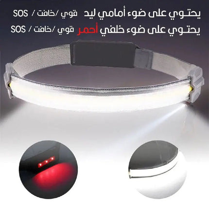 كشاف يوضع على الرأس خارجي يعمل بالشحن A torch placed on the head externally works with charging 2128