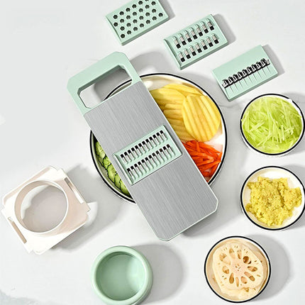قطاعة ومبشرة ستانلس مع قطعة أمان Stainless Steel Slicer And Grater  أدوات مطبخ