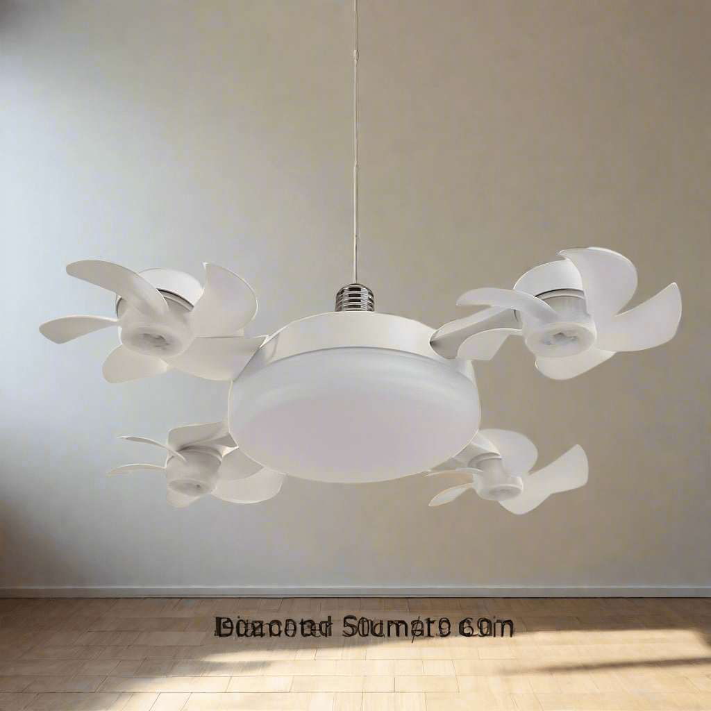 لمبة مع أربعة مراوح بريموت كنترول 6097