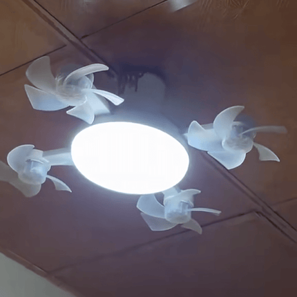 لمبة مع أربعة مراوح بريموت كنترول 6097