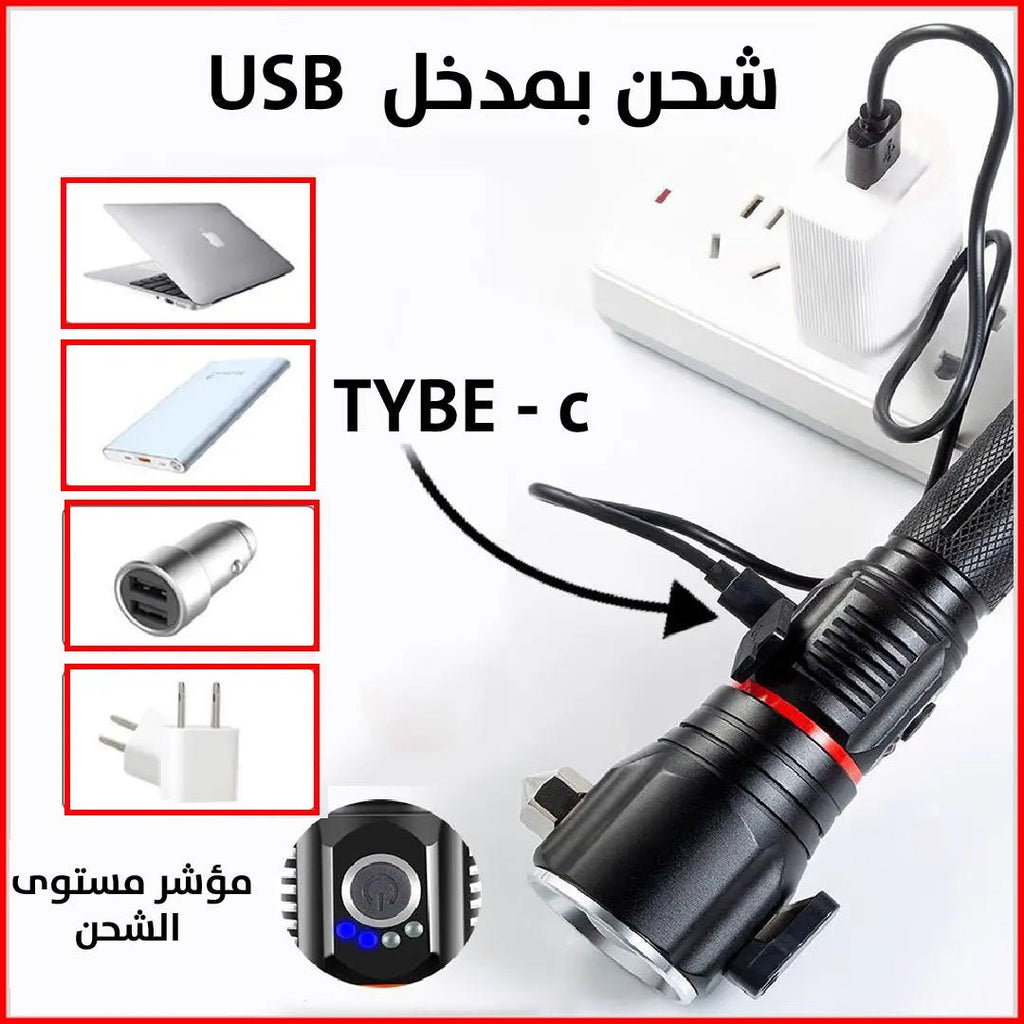 لوكس 3 ب 1 Bnational escape rescue flashlight 2864