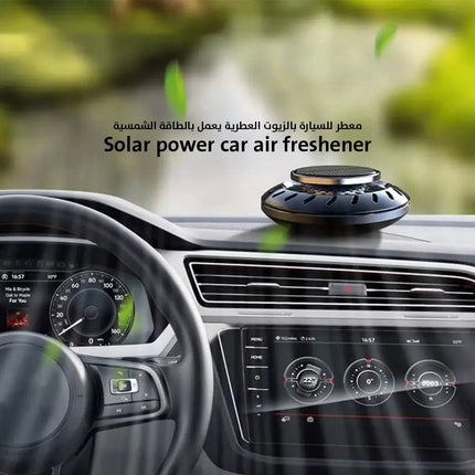 معطر للسيارة بالزيوت العطرية يعمل بالطاقة الشمسية Solar power car air freshener 2164
