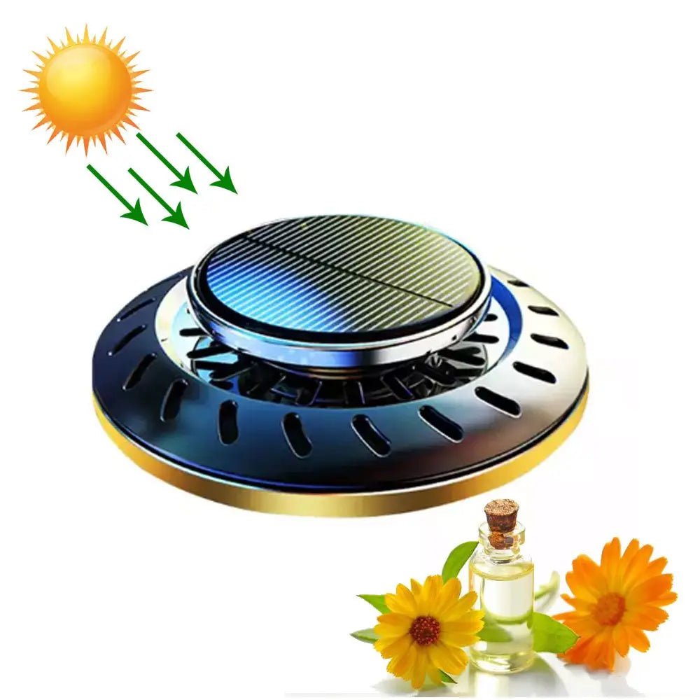 معطر للسيارة بالزيوت العطرية يعمل بالطاقة الشمسية Solar power car air freshener 2164