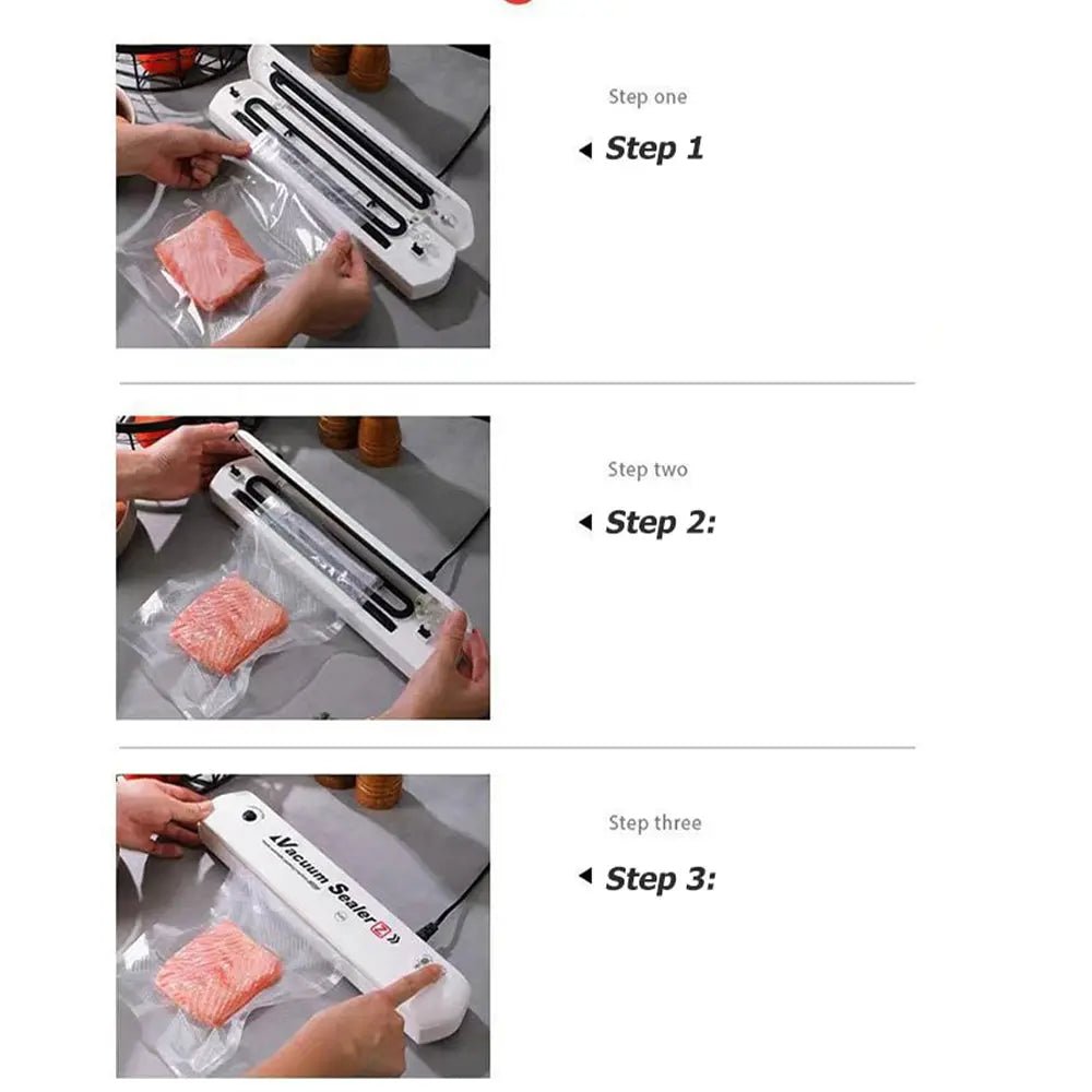 ماكنة سحب الهواء لون أبيض Vacuum Sealer 2471