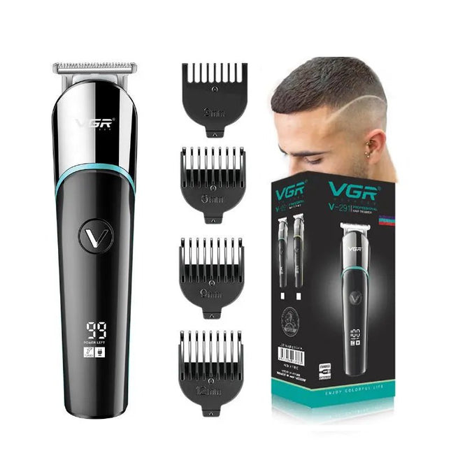 ماكينة حلاقة الشعر رجالي تعمل بالشحن VGR - 291 Professional turbo function beard/ hair trimmer 116