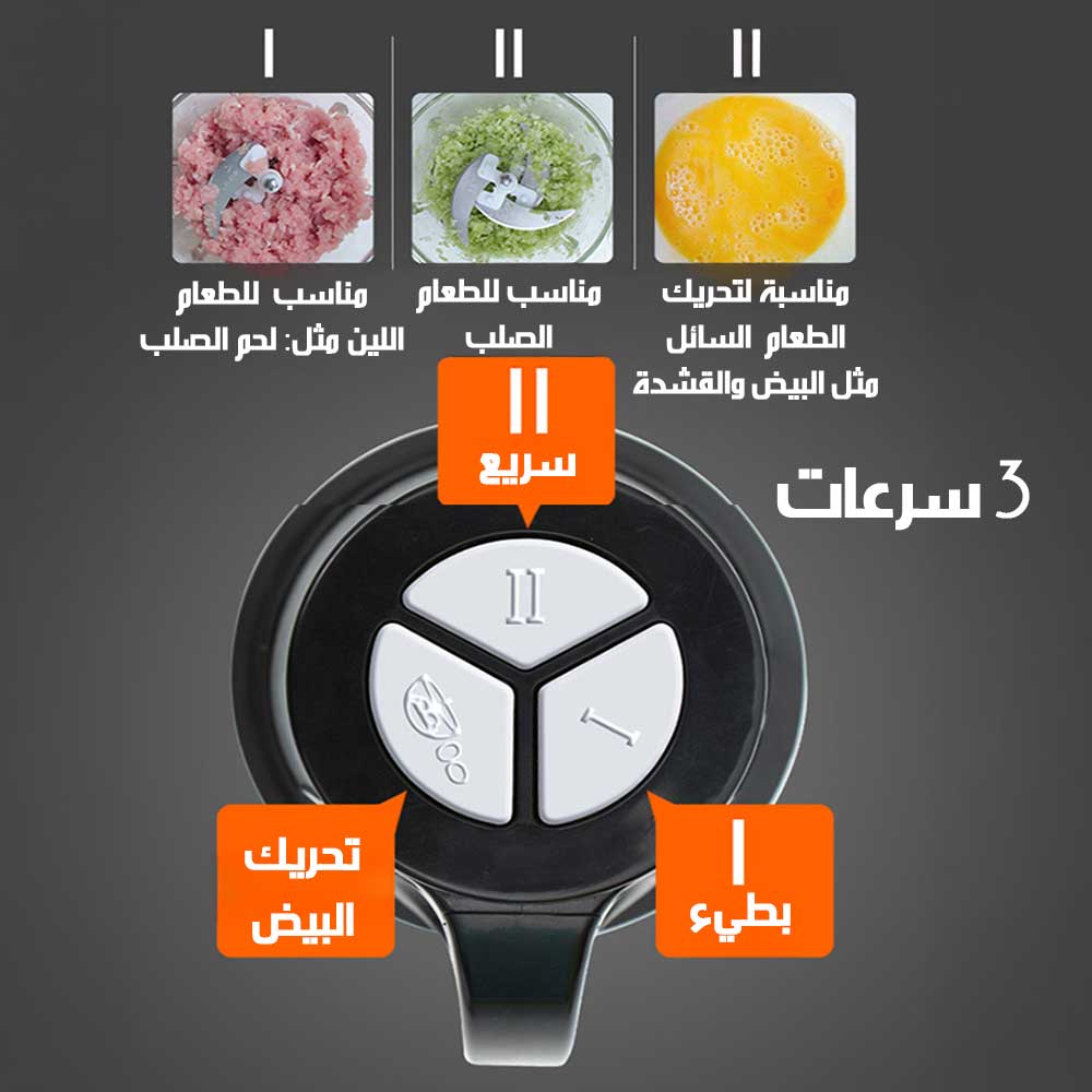 مفـرمـــــةمتعددة الوظائف Multi-Function Chopper KITCHEN EXPERT 5L  أجهزة طبخ