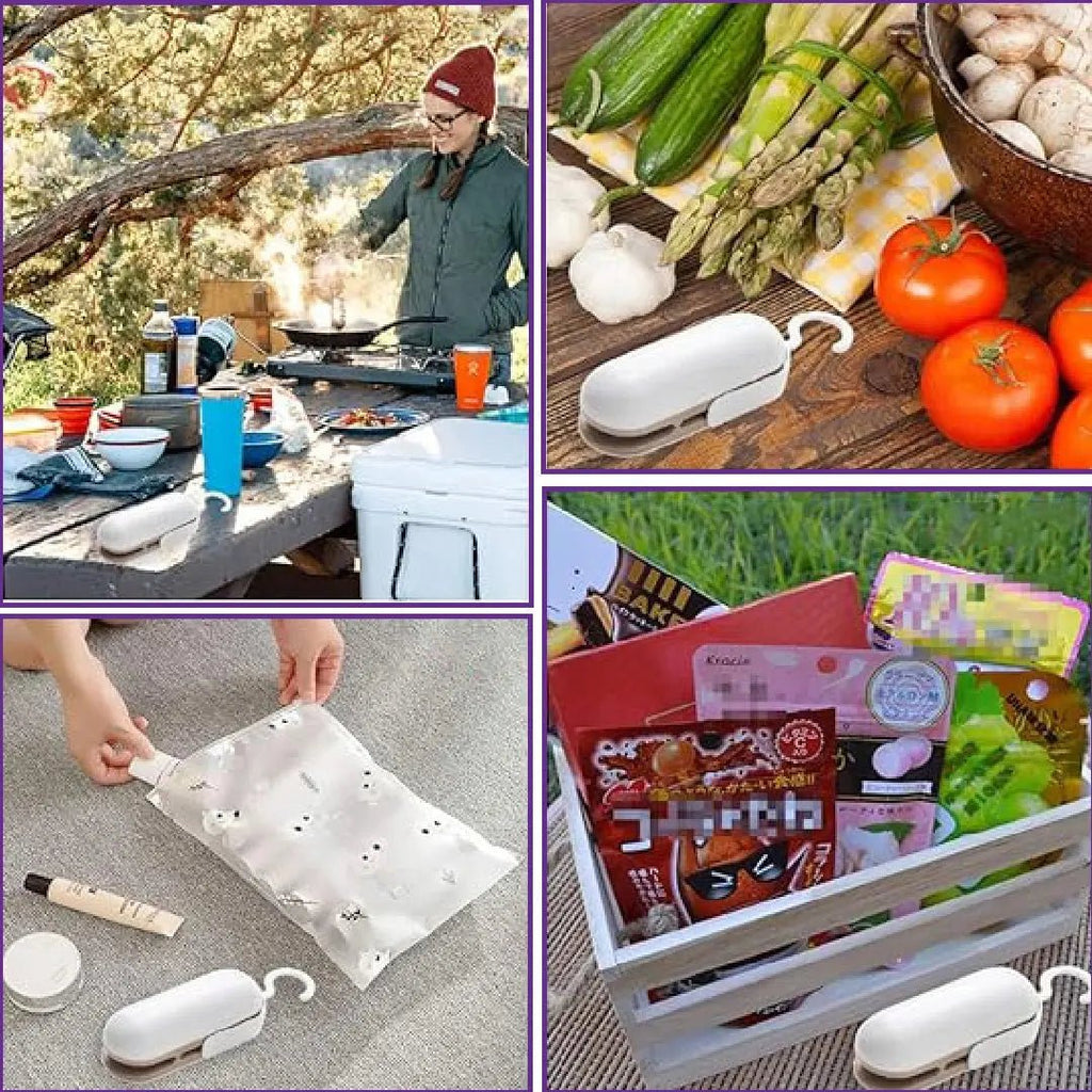 مكبس حراري لاغلاق الأكياس مع قاطع للزوائد ( مع علاقة) Bag sealer and cutter 3051