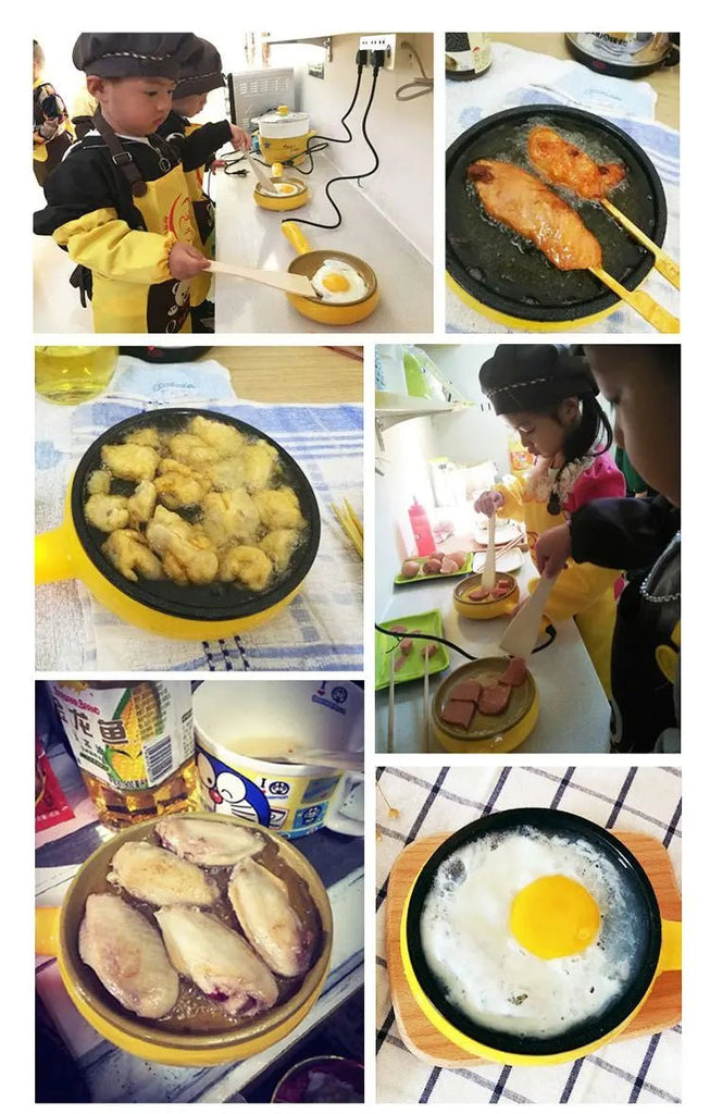 مقلاة صغيرة لقلي وسلق بيض 2in1 Frying Pan Egg Boiler 2349