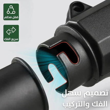 ملحق منفاخ هواء وشافط الغبار والأوساخ يركب على الصاروخ 2 بـ1 Grinder Converted Into Blower Dust Vacuum 3037