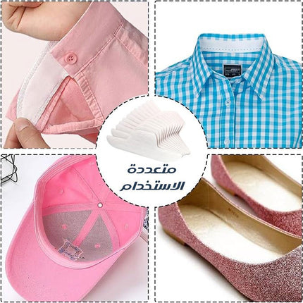 ملصقات قبّة قطنية ماصة للعرق لمرة واحدة Disposable Shirt Collar Stickers  إكسسوارات أزياء
