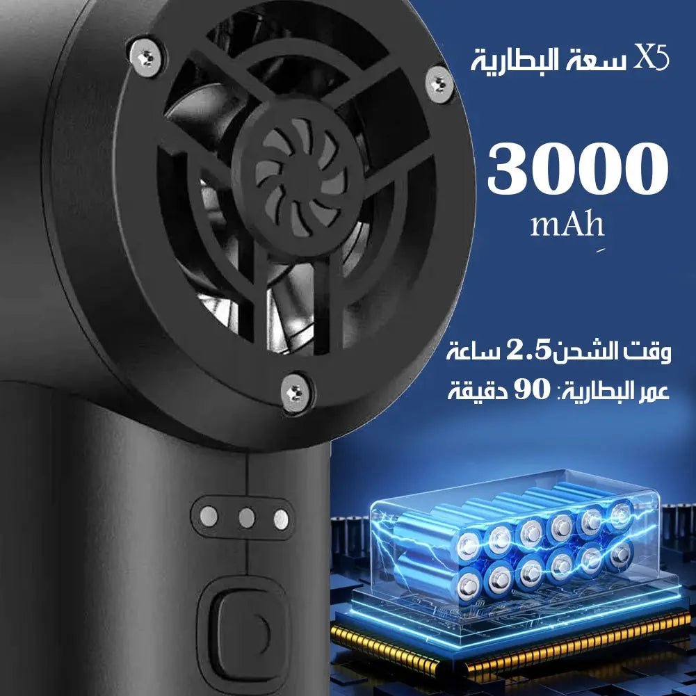 منفاخ بلور بمروحة فائقة السرعة 127