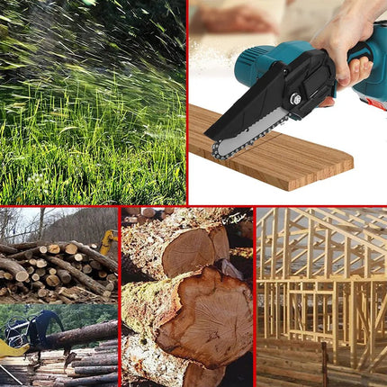 منشار قص لتقليم الشجر 4 إنش يعمل بالشحن 21 فولت CHARGING CHAIN SAW 1619